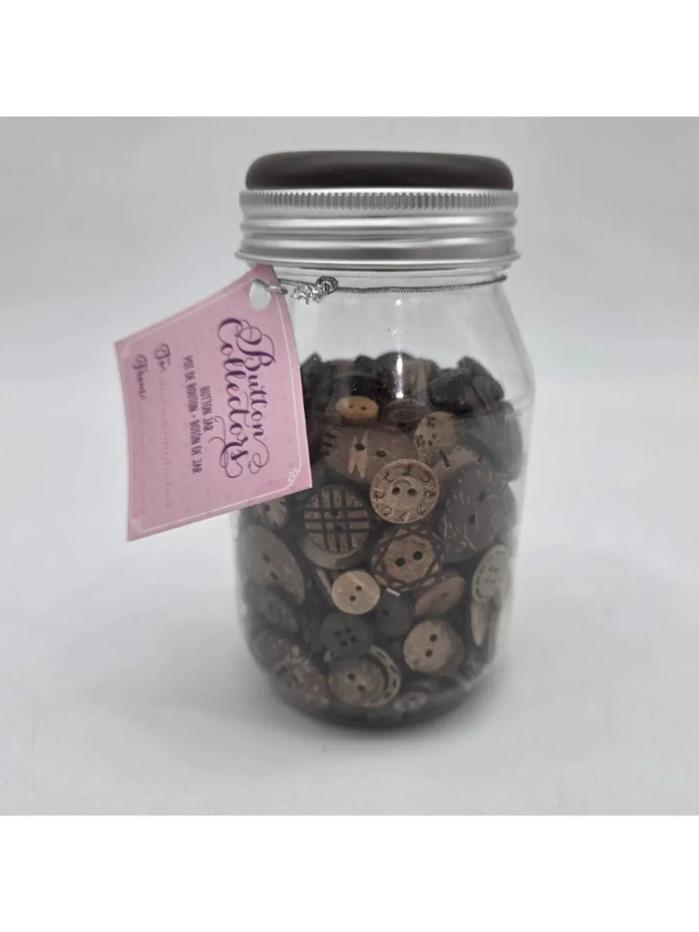 Assorted Coconut Wood Buttons For Crafting Sewing Or DIY Projects - Picture 2 of 8